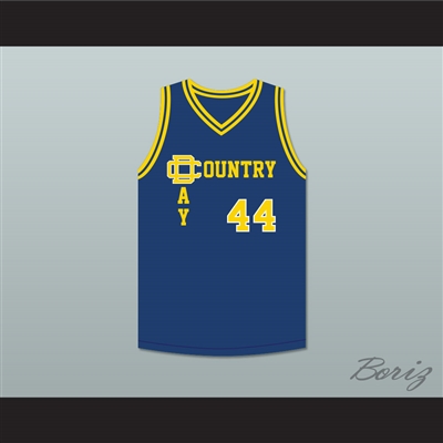 Chris Webber 44 Detroit Country Day School Yellowjackets Navy Blue Basketball Jersey
