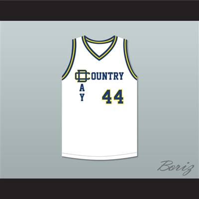 Chris Webber 44 Detroit Country Day School Yellowjackets White Basketball Jersey