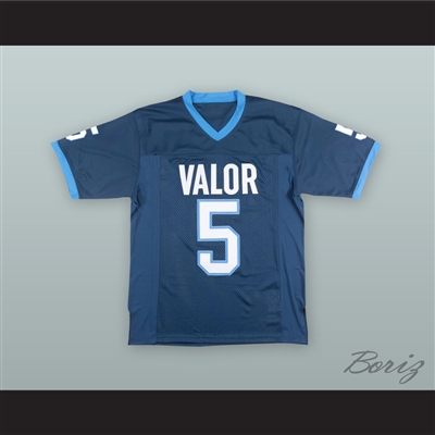 Christian McCaffrey 5 Valor Christian High School Eagles Blue Football Jersey