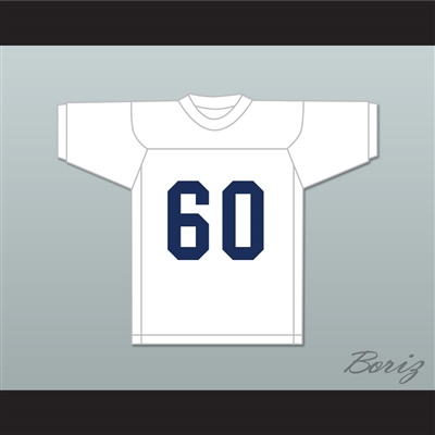 Chuck Bednarik 60 Liberty High School Hurricanes White Football Jersey 1