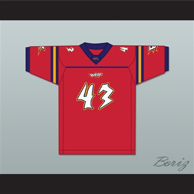 Derrick Clark 43 Orlando Rage Home Football Jersey