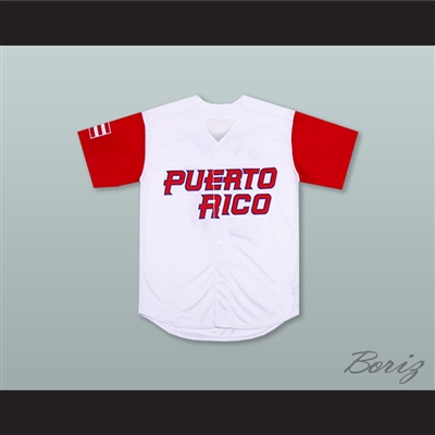 Roberto Clemente 21 Puerto Rico White Baseball Jersey