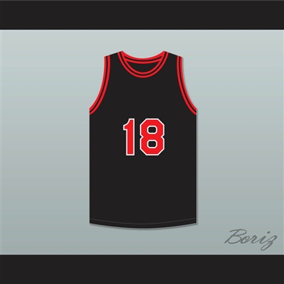 Cliff Hagan 18 Owensboro High School Red Devils Black Basketball Jersey 1