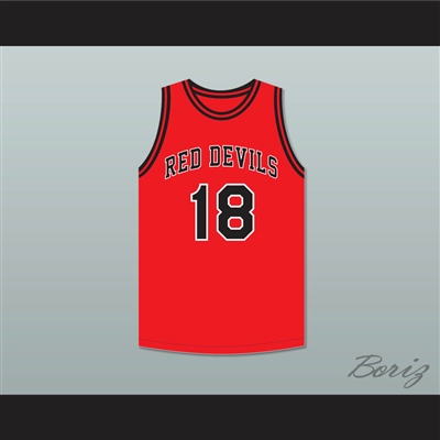 Cliff Hagan 18 Owensboro High School Red Devils Red Basketball Jersey 2