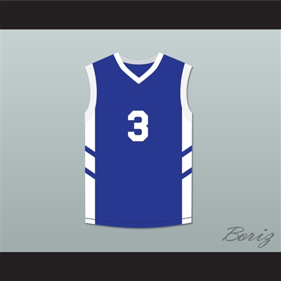 Cliff Robinson 3 Blue Basketball Jersey Dennis Rodman's Big Bang in PyongYang