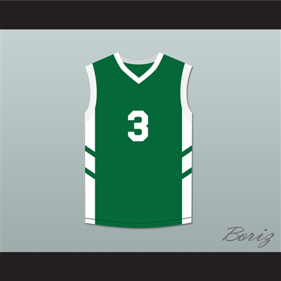 Cliff Robinson 3 Green Basketball Jersey Dennis Rodman's Big Bang in PyongYang