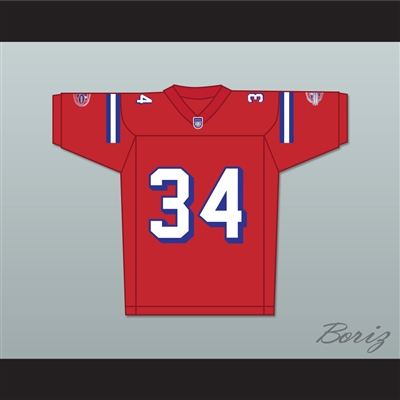 Troy Winbush Walter Cochran 34 Washington Sentinels Home Football Jersey The Replacements Includes League Patch