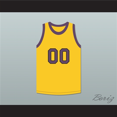 Cole Brown 00 Yellow Basketball Jersey Martin