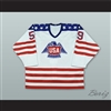 Cole Caufield 59 Eagle USA White Hockey Jersey
