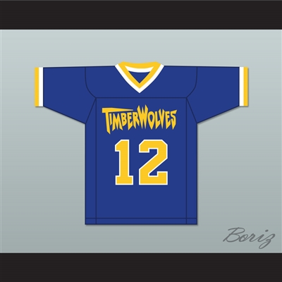 Cole Powers 12 Fernfield Timberwolves Football Jersey