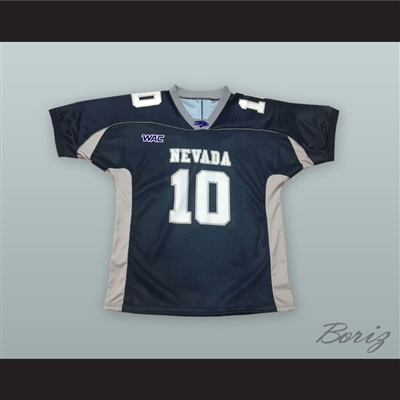 Colin Kaepernick 10 Nevada Navy Blue Football Jersey