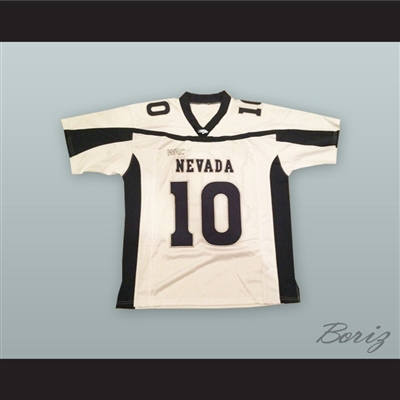 Colin Kaepernick 10 Nevada White Football Jersey