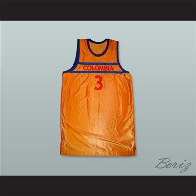 Colombia 3 Basketball Jersey