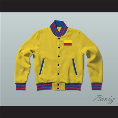 Colombia Varsity Letterman Jacket-Style Sweatshirt