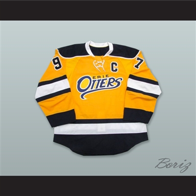 Connor McDavid 97 Erie Otters Yellow Hockey Jersey