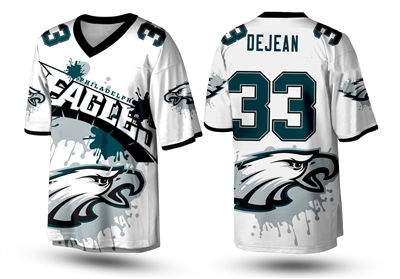 Cooper DeJean Football Jersey Custom  Philadelphia  Iowa Any name number