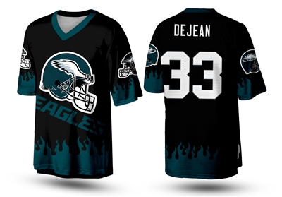 Cooper DeJean Football Jersey Custom  Philadelphia  Iowa Any name number