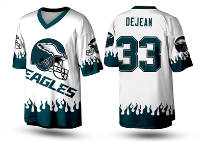 Cooper DeJean Football Jersey Custom  Philadelphia  Iowa Any name number