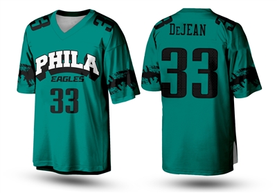 Cooper DeJean Football Jersey Custom  Philadelphia  Iowa Any name number