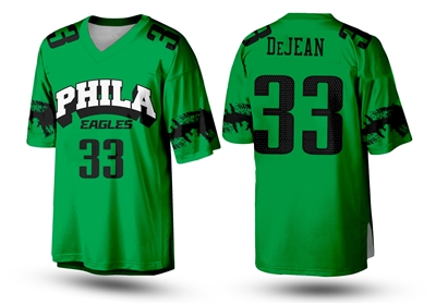 Cooper DeJean Football Jersey Custom  Philadelphia  Iowa Any name number