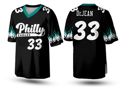 Cooper DeJean Football Jersey Custom  Philadelphia  Iowa Any name number