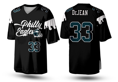 Cooper DeJean Football Jersey Custom  Philadelphia  Iowa Any name number