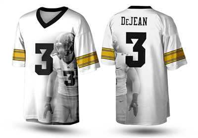 Cooper DeJean Football Jersey Custom  Philadelphia  Iowa Any name number