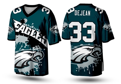 Cooper DeJean Football Jersey Custom  Philadelphia  Iowa Any name number