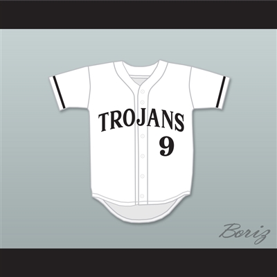 Corey Seager 9 Northwest Cabarrus High School Trojans White Baseball Jersey 1