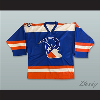 Corpus Christi Ice Rays Texas Blue Hockey Jersey