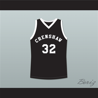 Monica Wright 32 Crenshaw High School Black Basketball Jersey Love and Basketball