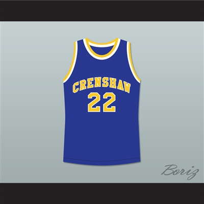Quincy McCall 22 Crenshaw High School Blue Basketball Jersey Love and Basketball