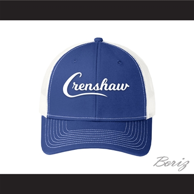 Crenshaw Blue with White Mesh Baseball Hat