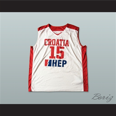 Croatia 15 National Team Basketball Jersey