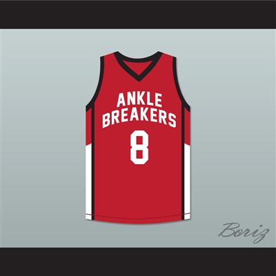 Crossover 8 Ankle Breakers Red Basketball Jersey