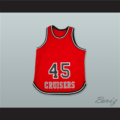 Cruisers 45 Red Basketball Jersey