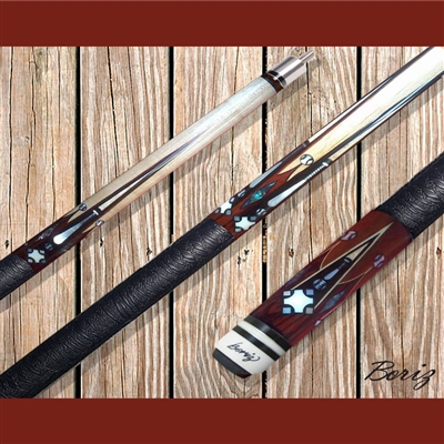 Boriz Billiards Pool Cue Stick Classic Style Baseball Theme 008