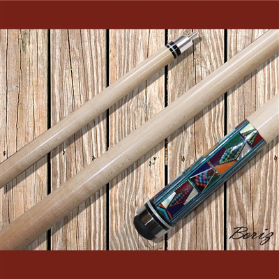 Boriz Billiards Pool Cue Stick with Inlay Stones Grip IS 001