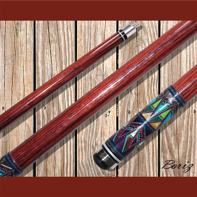Boriz Billiards Pool Cue Stick with Inlay Stones Grip IS 004