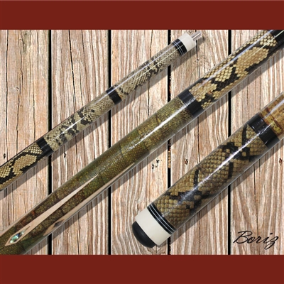 Boriz Billiards Pool Cue Stick Serpent Skin Style SS 006