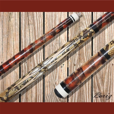 Boriz Billiards Pool Cue Stick Serpent Skin Style SS 008