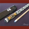 Boriz Billiards Snake Skin Grip Pool Cue Stick Original Inlay Artwork