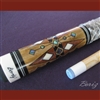 Boriz Billiards Snake Skin Grip Pool Cue Stick Original Inlay Artwork