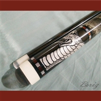 Boriz Billiards Laminated Snakeskin Grip Pool Cue Stick Cobra Elite Series