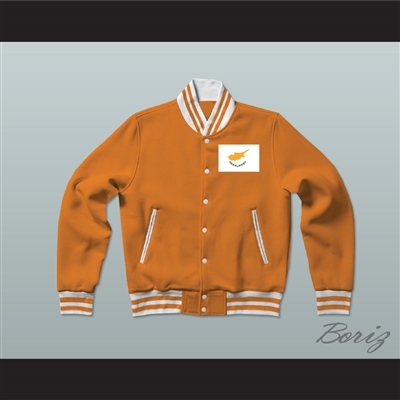Cyprus Varsity Letterman Jacket-Style Sweatshirt