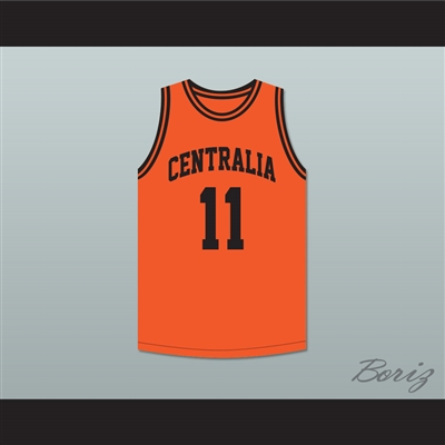Detlef Schrempf 11 Centralia High School Tigers Orange Basketball Jersey 1