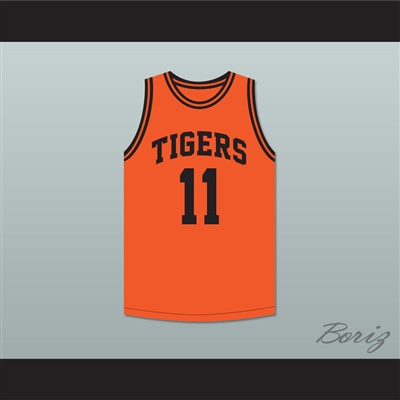Detlef Schrempf 11 Centralia High School Tigers Orange Basketball Jersey 2