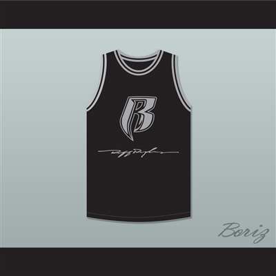 DMX 84 Rough Ryders Black Basketball Jersey 2