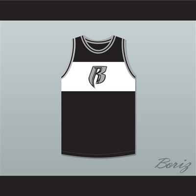 DMX 84 Rough Ryders Black Basketball Jersey 4