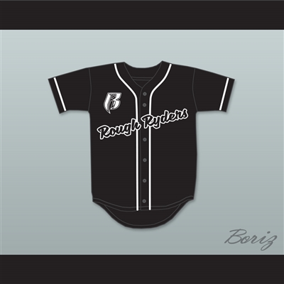 DMX 84 Rough Ryders Black Baseball Jersey